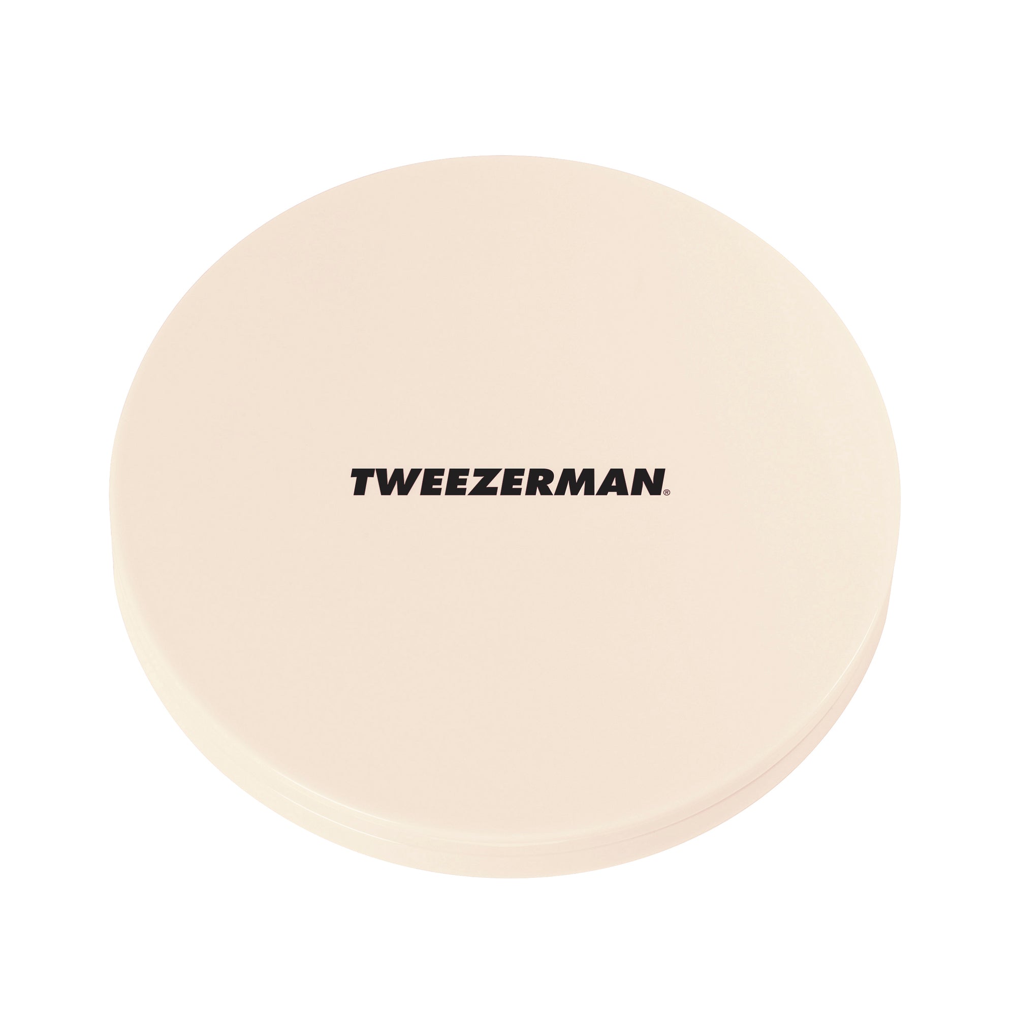 Cream Colored Mini Compact Mirror