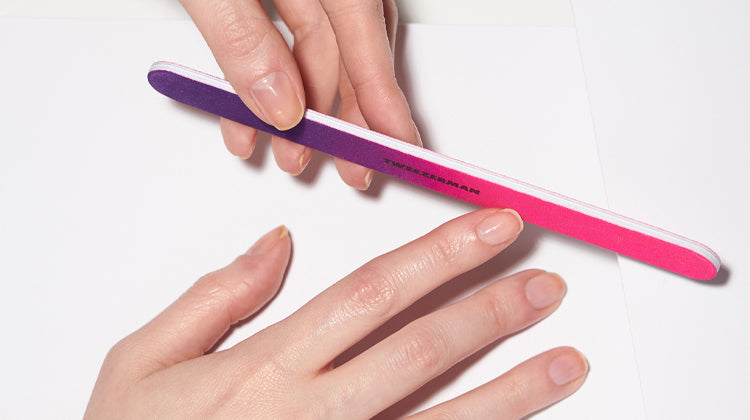 model using neon nail file